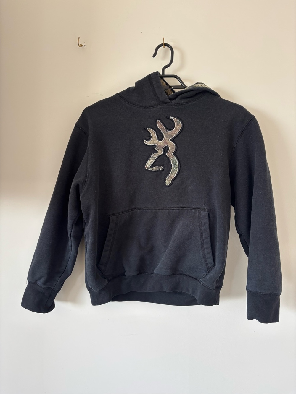 Browning Black Hoodie with Deer Logo
